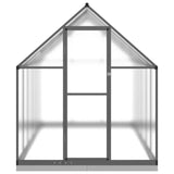 VidaXL Tuinkas met basisframe 334x169x202 cm aluminium antracietkleur