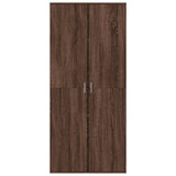VidaXL Schoenenkast 80x39x178 cm bewerkt hout bruin eikenkleur