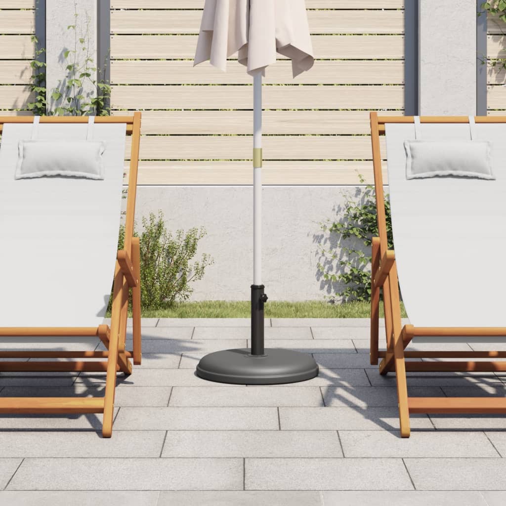 Vidaxl parasolvoet voor stokken van ø32 35 38 mm 15 kg rond