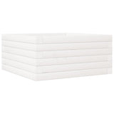 Vidaxl plantenbak 50x50x23 cm massief grenenhout wit