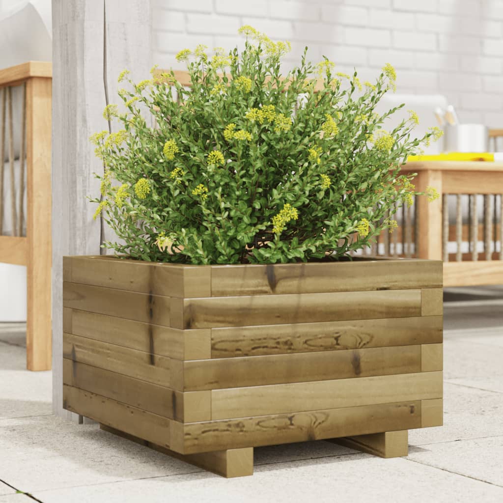 Vidaxl plantenbak 40x40x26,5 cm geïmpregneerd grenenhout