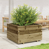VidaXL Plantenbak 80x80x49,5 cm geïmpregneerd grenenhout