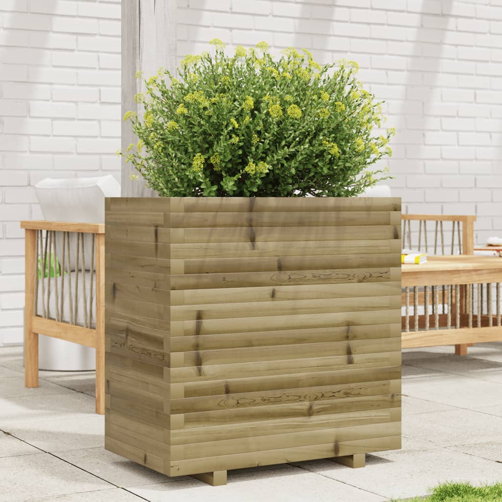 VidaXL Plantenbak 70x40x72,5 cm geïmpregneerd grenenhout