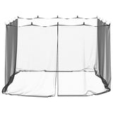 Vidaxl klamboe 156 gaas 300x300x200 cm zwart