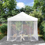 Vidaxl klamboe 156 gaas 300x300x200 cm wit