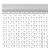 Vidaxl vliegengordijn kettingen 90x220 cm aluminium