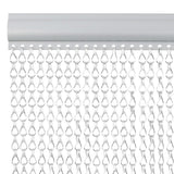 Vidaxl vliegengordijn kettingen 100x200 cm aluminium