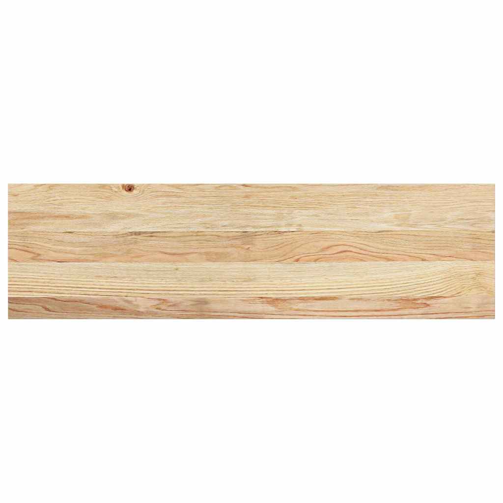 Vidaxl traptreden 2 st 90x25x2 cm onbehandeld massief eikenhout