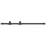 Vidaxl ophangset voor schuifdeur 91 cm koolstofstaal