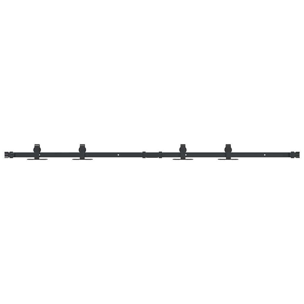 Vidaxl ophangset voor schuifdeur 152 cm koolstofstaal