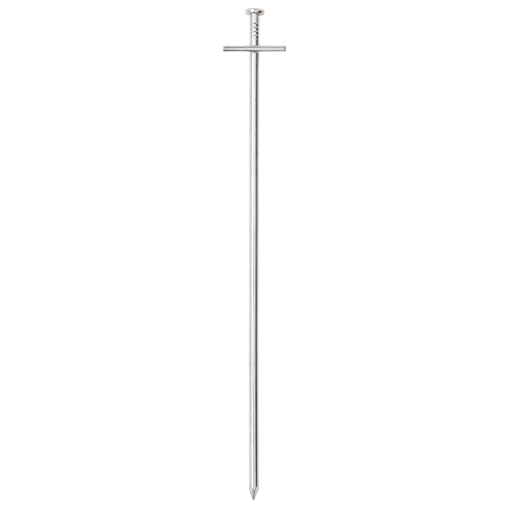 Vidaxl tentharingen 24 st ø6 mm 29,5 cm gegalvaniseerd staal