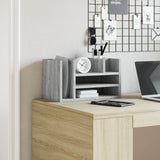 Vidaxl bureau organiser 44,5x24x25 cm bewerkt hout grijs sonoma eiken