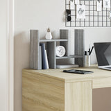 Vidaxl bureau organiser 34,5x15,5x35,5 cm bewerkt hout grijs sonoma