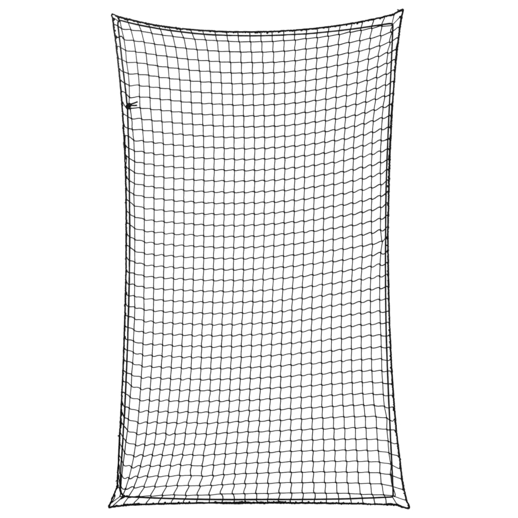 Vidaxl aanhangwagennet elastisch touw 2,5x1,5 m polypropeen zwart
