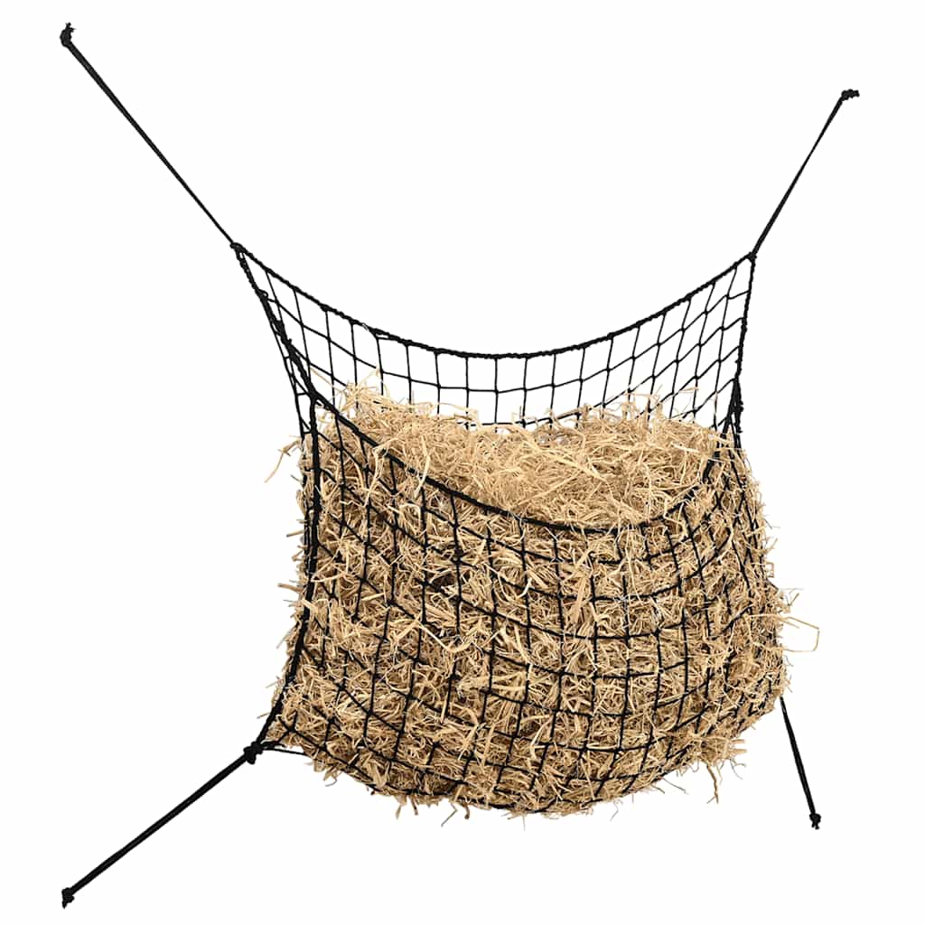 Vidaxl hooinetten 2 st 150x90 cm rechthoekig polypropeen zwart