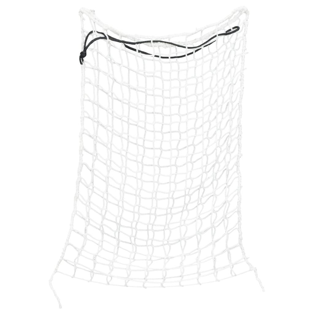 Vidaxl hooinetten 2 st 75x50 cm rond polypropeen wit