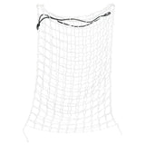 Vidaxl hooinetten 2 st 75x50 cm rond polypropeen wit