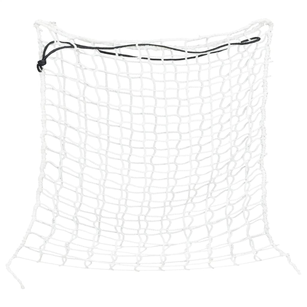 Vidaxl hooinetten 2 st 100x100 cm rond polypropeen wit