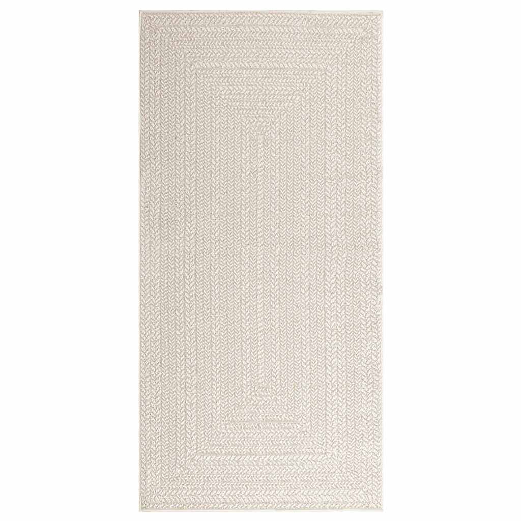 Vidaxl vloerkleed zizur room binnen en buiten 100x200 cm jute look