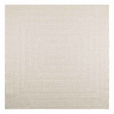 Vidaxl vloerkleed zizur room binnen en buiten 200x200 cm jute look