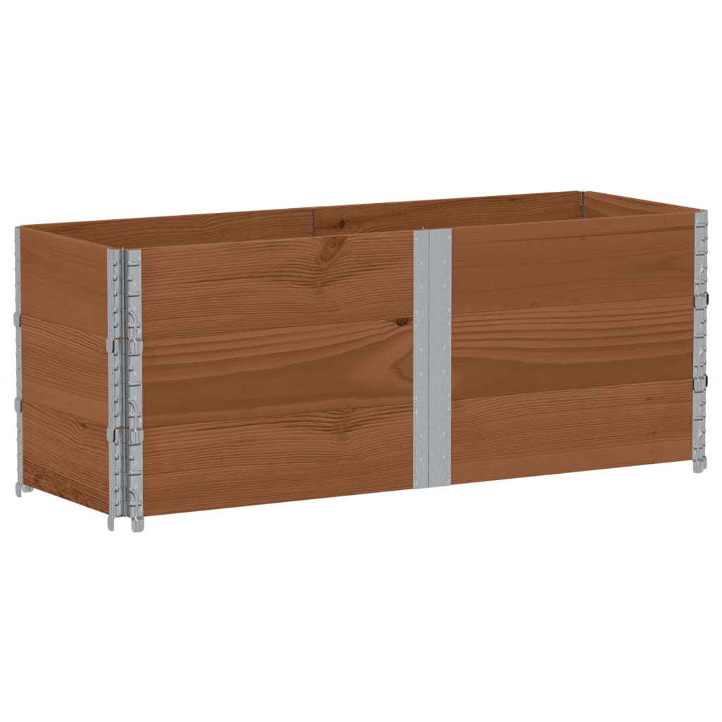 VidaXL Plantenbak 150x50 cm massief grenenhout bruin