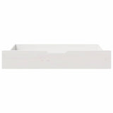 Vidaxl bedlades 2 st 90x55x17 cm massief grenenhout wit
