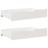Vidaxl bedlades 2 st 85x55x17 cm massief grenenhout wit
