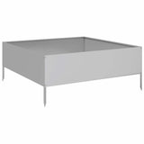 Vidaxl plantenbak verhoogd 100x100x25 cm gegalvaniseerd staal