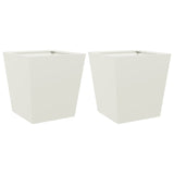 Vidaxl plantenbakken 2 st 40x40x40 cm staal wit