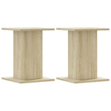 VidaXL Speakerstandaards 2 st 30x30x40 cm bewerkt hout sonoma eiken