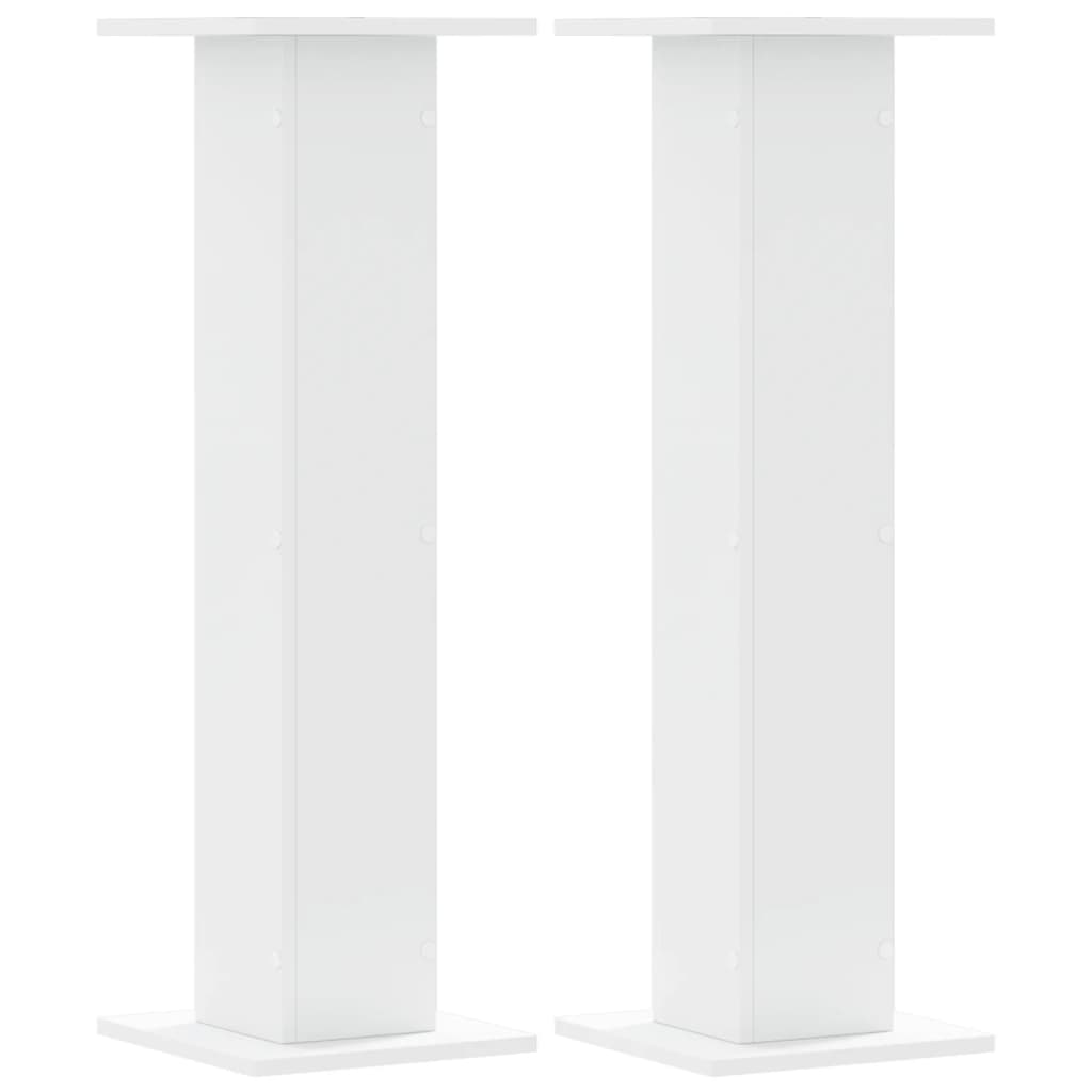 Vidaxl speakerstandaards 2 st 30x30x95 cm bewerkt hout wit