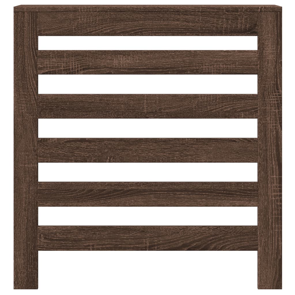 Vidaxl radiatorombouw 78x20x82 cm bewerkt hout bruin eikenkleurig