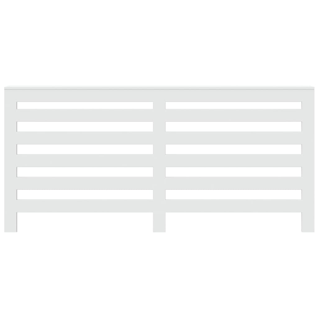 Vidaxl radiatorombouw 175x20x82 cm bewerkt hout wit