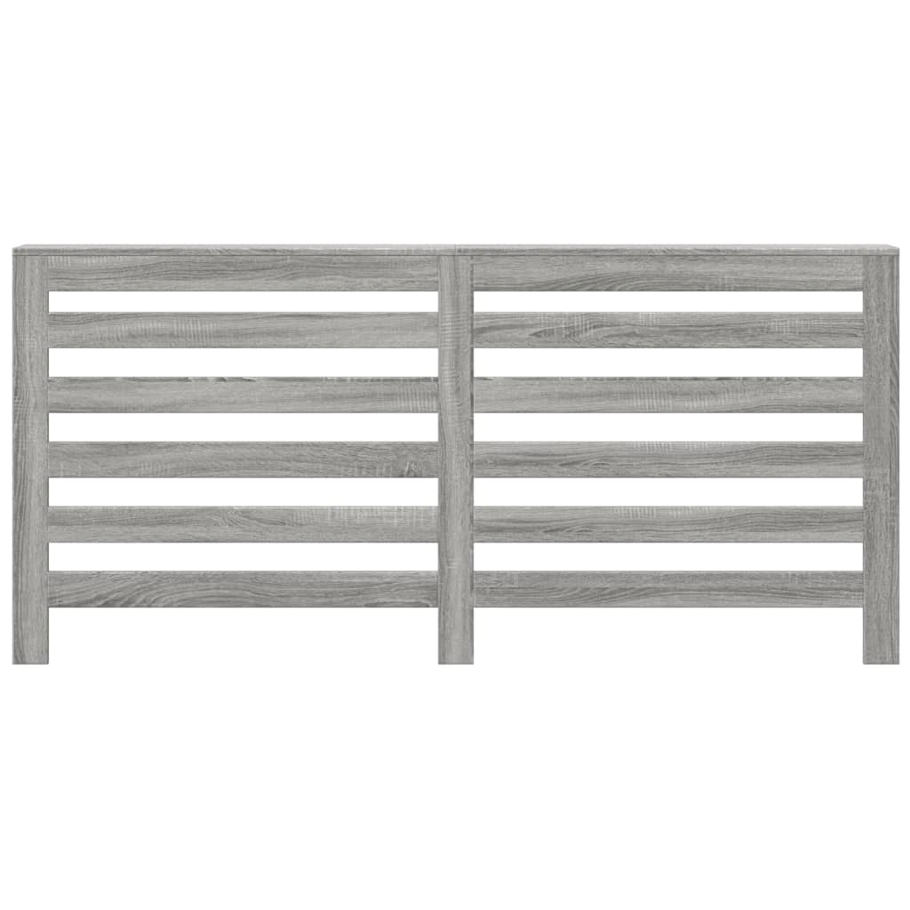 Vidaxl radiatorombouw 175x20x82 cm bewerkt hout grijs sonoma eiken
