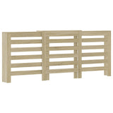 Vidaxl radiatorombouw 205x21,5x83,5 cm bewerkt hout sonoma eikenkleur