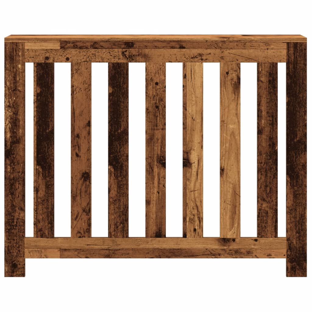 Vidaxl radiatorombouw 104x20x82 cm bewerkt hout oud hout