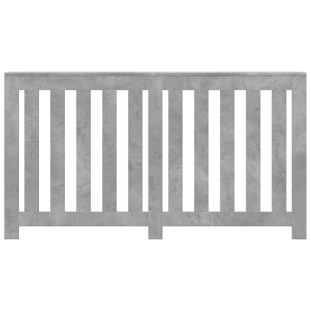 Vidaxl radiatorombouw 149x20x82 cm bewerkt hout betongrijs