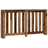 Vidaxl radiatorombouw 149x20x82 cm bewerkt hout oud hout