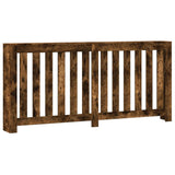 Vidaxl radiatorombouw 175x20x82 cm bewerkt hout gerookt eikenkleurig
