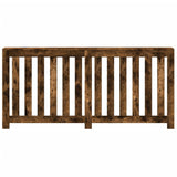 Vidaxl radiatorombouw 175x20x82 cm bewerkt hout gerookt eikenkleurig
