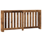 Vidaxl radiatorombouw 175x20x82 cm bewerkt hout oud hout