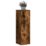 Vidaxl plantenstandaards 2 st 25x25x80 cm bewerkt hout gerookt eiken