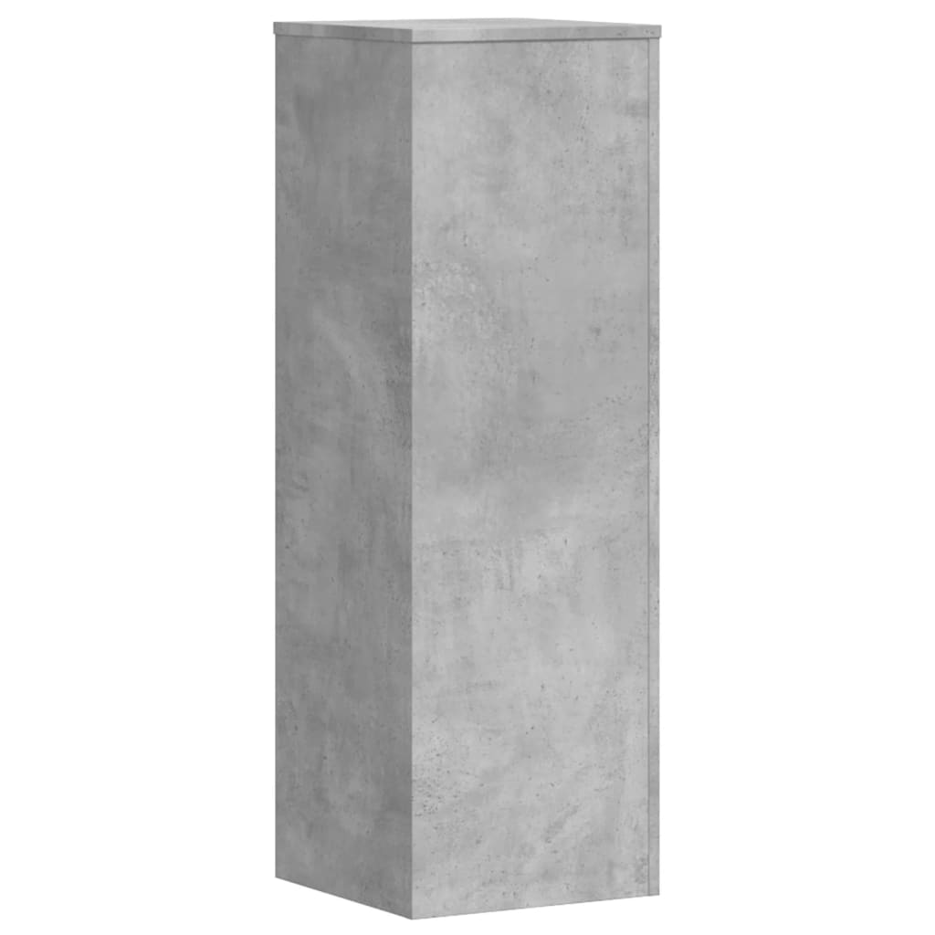 Vidaxl plantenstandaard 33x33x100 cm bewerkt hout betongrijs