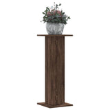Vidaxl plantenstandaards 2 st 30x30x80 cm bewerkt hout bruin eiken