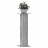 Vidaxl plantenstandaards 2 st 30x30x95 cm bewerkt hout grijs sonoma