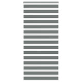 Vidaxl zebra rolgordijn 110x200 cm stofbreedte 105,9 cm donkergrijs