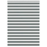 Vidaxl zebra rolgordijn 160x200 cm stofbreedte 155,9 cm donkergrijs