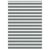 Vidaxl zebra rolgordijn 165x200 cm stofbreedte 160,9 cm donkergrijs