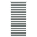Vidaxl zebra rolgordijn 115x230 cm stofbreedte 110,9 cm donkergrijs