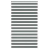 Vidaxl zebra rolgordijn 120x230 cm stofbreedte 115,9 cm donkergrijs